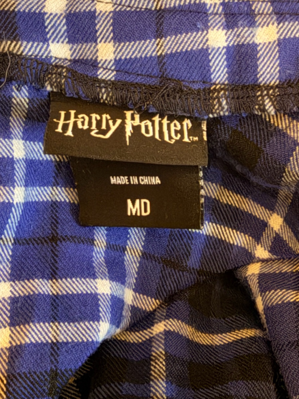 Harry Potter Ravenclaw Blue Plaid Pinafore Skirtall Dark Academia Cottagecore M - Picture 5 of 5